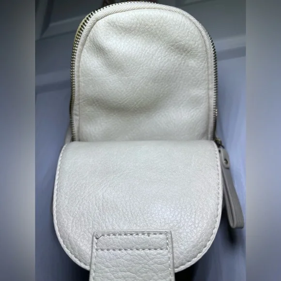 Urban Expressions | Textured Crossbody Sling Bag | Faux Leather | Adjustable - Picture 10 of 13